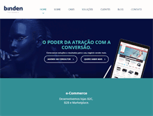 Tablet Screenshot of binden.com.br